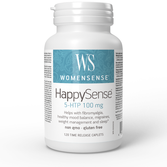 HAPPY SENSE 5HTP 100 MG 120 TIME RELEASE CAPS WOMENSENSE