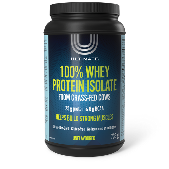 100% WHEY PROTEIN ISOLATE UNFLAVOURED 739 G ULTIMATE