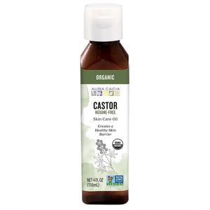 CASTOR OIL ORGANIC 118 ML AURA CACIA