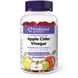 APPLE CIDER VINEGAR DELICIOUS APPLE 90 GUMMIES PREFERRED NUTRITION