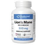 LION'S MANE MUSHROOM 500 MG 120 CAPS PREFERRED NUTRITION