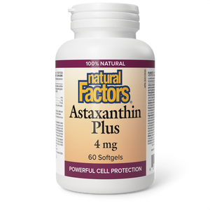 ASTAXANTHIN PLUS 4 MG 60 GELS NATURAL FACTORS