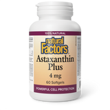 ASTAXANTHIN PLUS 4 MG 60 GELS NATURAL FACTORS
