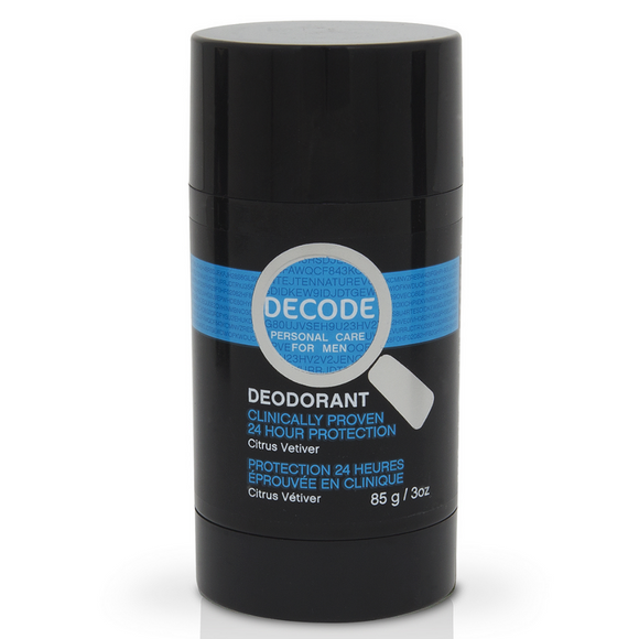 DEODORANT CITRUS VETIVER 85 G DECODE