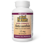 ASTAXANTHIN EXTRA STRENGTH 12 MG 60 GELS NATURAL FACTORS