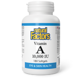 VITAMIN A 10000 IU 180 CAPS NATURAL FACTORS