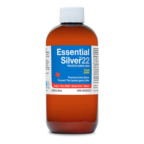 ESSENTIAL SILVER 22 PPM 250 ML JARDINE NATURALS