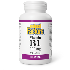 VITAMIN B1 100 MG 90 TABS NATURAL FACTORS