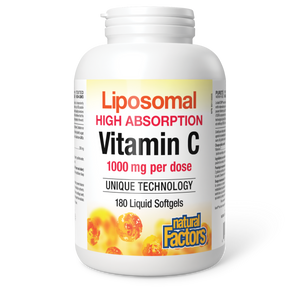 VITAMIN C LIPOSOMAL 1000 MG 180 GELS NATURAL FACTORS