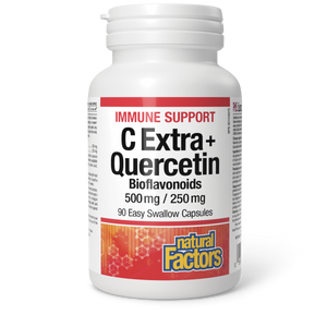 C EXTRA + QUERCETIN 500/250MG 90 CAPS NATURAL FACTORS