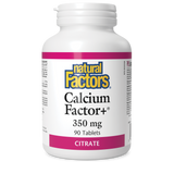 CALCIUM FACTOR+ 350 MG 90 TABS NATURAL FACTORS