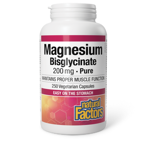 MAGNESIUM BISGLYCINATE 200 MG 250 VCAPS NATURAL FACTORS