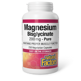 MAGNESIUM BISGLYCINATE 200 MG 250 VCAPS NATURAL FACTORS