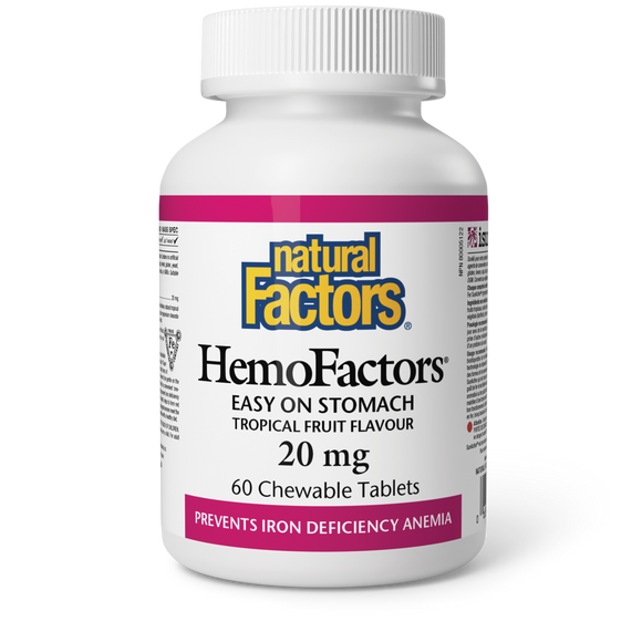 HEMOFACTORS 20 MG 60 TABS NATURAL FACTORS