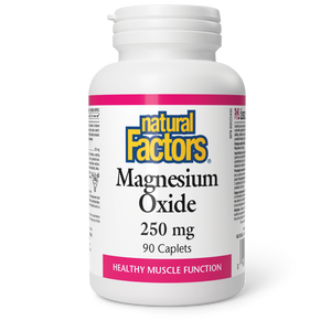 MAGNESIUM OXIDE 250 MG 90 CAPS NATURAL FACTORS