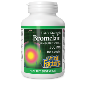 BROMELAIN EXTRA STRENGTH 500 MG 180 CAPS NATURAL FACTORS