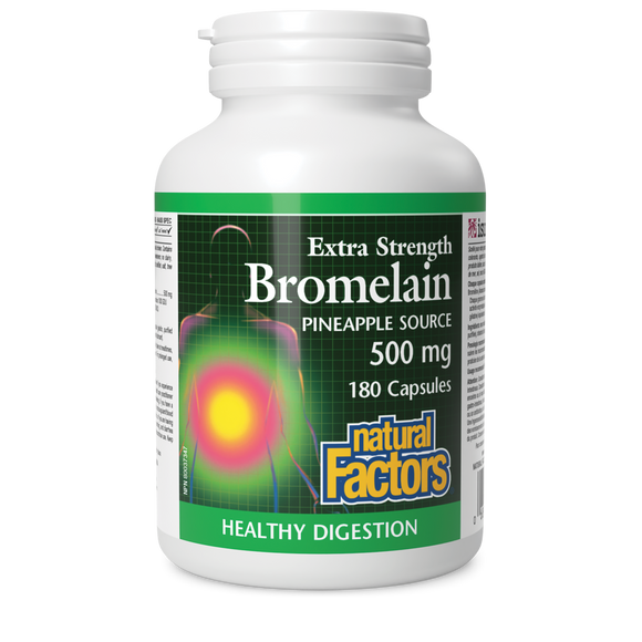 BROMELAIN EXTRA STRENGTH 500 MG 180 CAPS NATURAL FACTORS