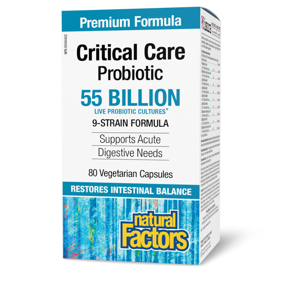 CRITICAL CARE PROBIOTIC 55 BILLION 80 CAPS NATURAL FACTORS
