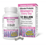 ULTIMATE PROBIOTIC WOMEN'S EVERY DAY 12 BILLION 60 CAPS NATURAL FACTORS