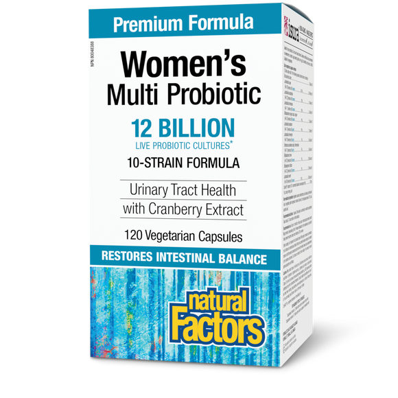 WOMENS MULTI PROBIOTIC 120 CAPS NATURAL FACTORS