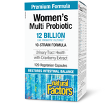 WOMENS MULTI PROBIOTIC 120 CAPS NATURAL FACTORS