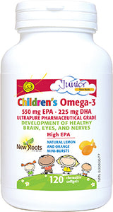 CHILDREN'S OMEGA-3 120 CHEWABLES NEW ROOTS