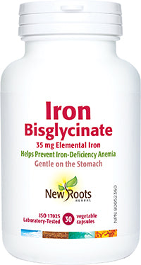 IRON BISGLYCINATE 35 MG 30 CAPS NEW ROOTS