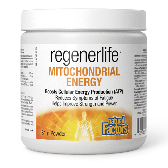 MITOCHONDRIAL ENERGY 81G REGENERLIFE NATURAL FACTORS