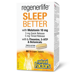 SLEEP BETTER 60 TABS REGENERLIFE NATURAL FACTORS
