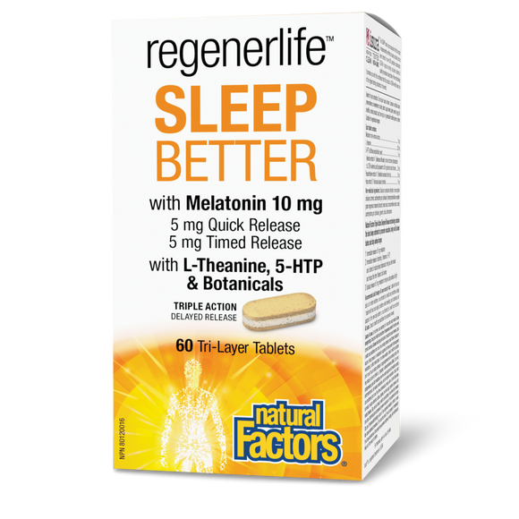 SLEEP BETTER 60 TABS REGENERLIFE NATURAL FACTORS