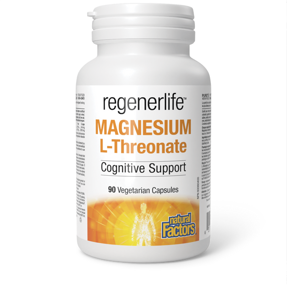 MAGNESIUM L-THREONATE 90 CAPS REGENERLIFE NATURAL FACTORS