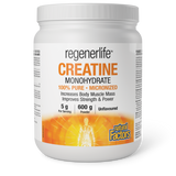 CREATINE MONOHYDRATE 5 G UNFLAVORED 600 G REGENERLIFE NATURAL FACTORS