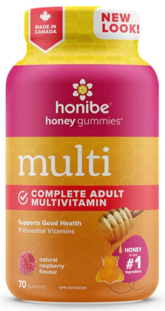 ADULT MULTIVITAMIN 70 GUMMIES HONIBE