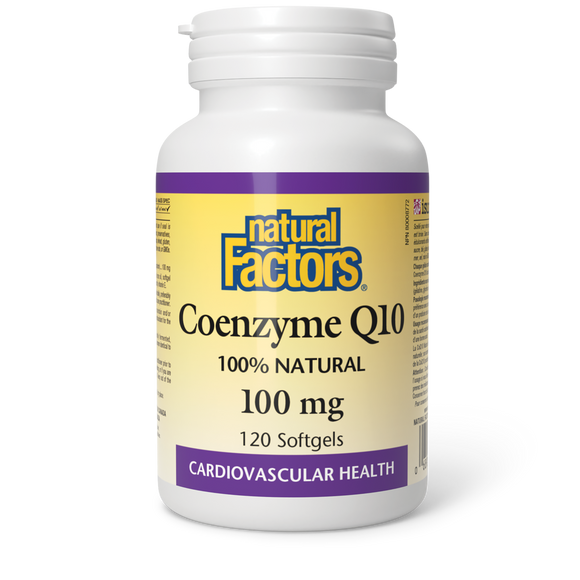 COENZYME Q10 100 MG 120 SOFTGELS NATURAL FACTORS