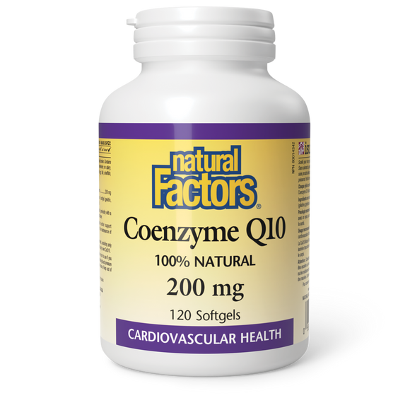 COENZYME Q10 200 MG 120 SOFTGELS NATURAL FACTORS