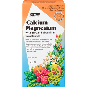 CALCIUM MAGNESIUM ZINC AND D3 500 ML SALUS