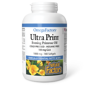 ULTRA PRIM PRIMROSE OIL 1000 MG 180 CAPS NATURAL FACTORS