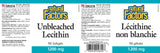 UNBLEACHED LECITHIN 1200 MG 90 CAPS NATURAL FACTORS