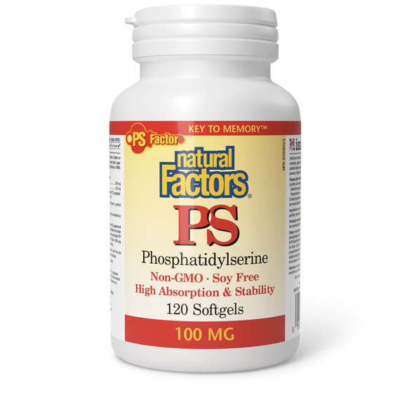 PS 100 MG 120 SOFTGELS NATURAL FACTORS