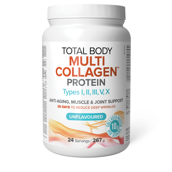 TOTAL BODY MULTI COLLAGEN PROTEIN UNFLAVOURED 267 G NATURAL FACTORS