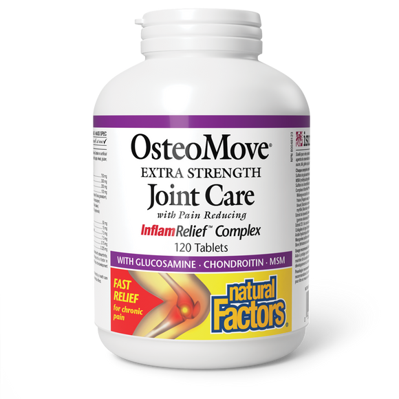 OSTEOMOVE EXTRA STRENGTH 120 TABS NATURAL FACTORS