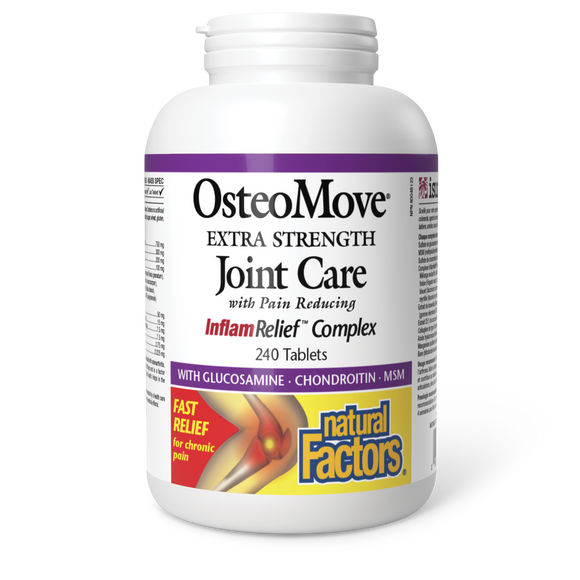 OSTEOMOVE EXTRA STRENGTH JOINT CARE 240 TABS NATURAL FACTORS