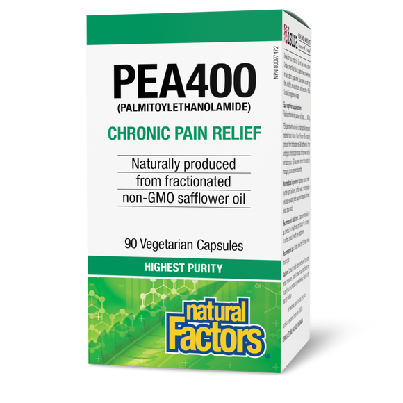 PEA400 CHRONIC PAIN RELIEF 90 VCAPS NATURAL FACTORS