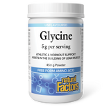 GLYCINE 5 G 450 G UNFLAVOURED NATURAL FACTORS