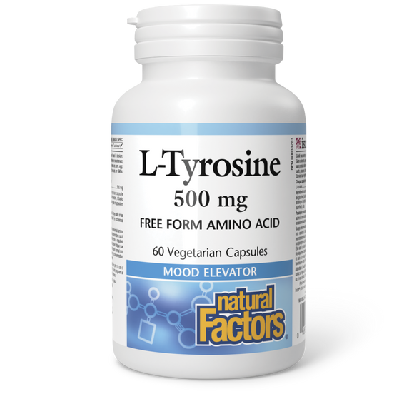 L-TYROSINE 500 MG 60 CAPS NATURAL FACTORS