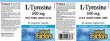 L-TYROSINE 500 MG 60 CAPS NATURAL FACTORS