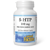 5-HTP 100 MG 120 TIME RELEASE CAPLETS NATURAL FACTORS