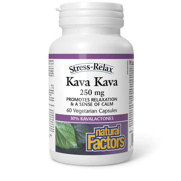 KAVA KAVA 250 MG 60 CAPS NATURAL FACTORS