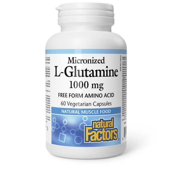 L-GLUTAMINE 1000 MG 60 VCAPS NATURAL FACTORS