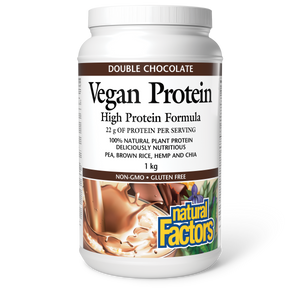 VEGAN PROTEIN CHOCOLATE 1 KG NATURAL FACTORS